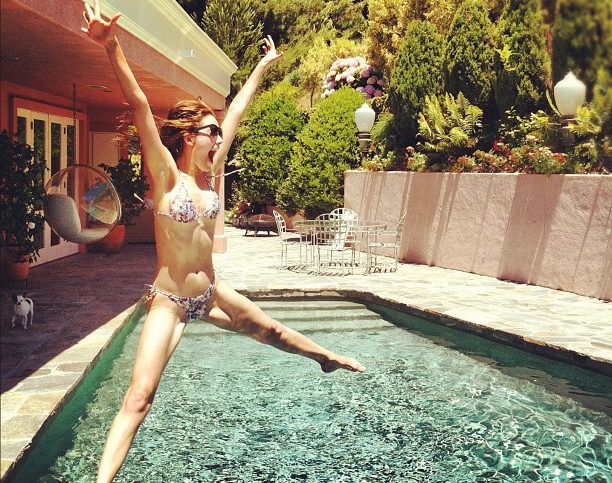7 of the Best Celebrity Poolside Instagram Snaps  Girls 