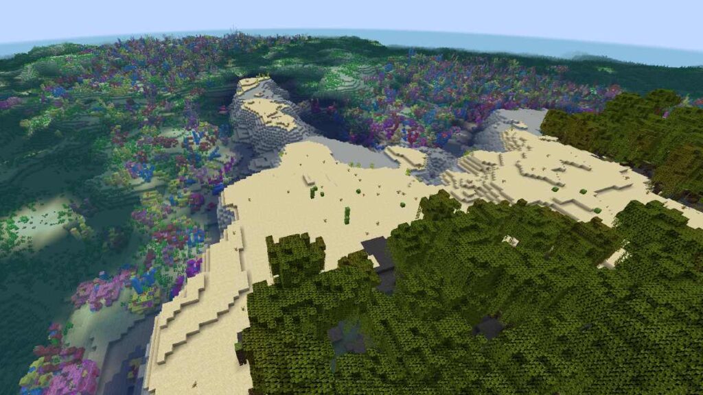 8 Best Minecraft 1.18 & 1.19 Coral Reef Seeds For Bedrock & Java