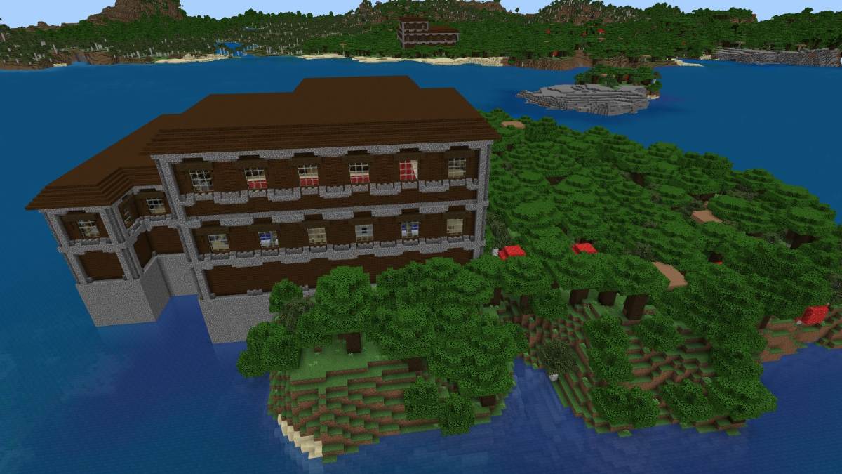 9 Best Bedrock Woodland Mansion Seeds For Minecraft All Versions 1946