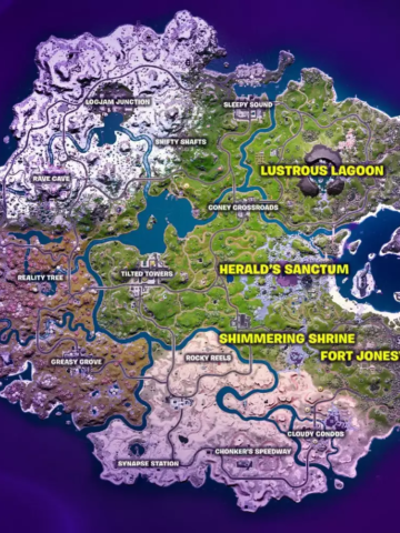 Fortnite Chapter 3 Season 4 Paradise Map – 4 New Points Of Interest