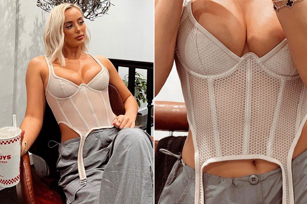 “Wore lingerie as outerwear,” Love Island’s Millie Court looks hot in a revealing corset