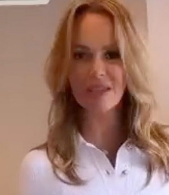 Amanda Holden Flaunts Her Youthful Curves In A Strapless White Dress Without A Bra After Wows 0908