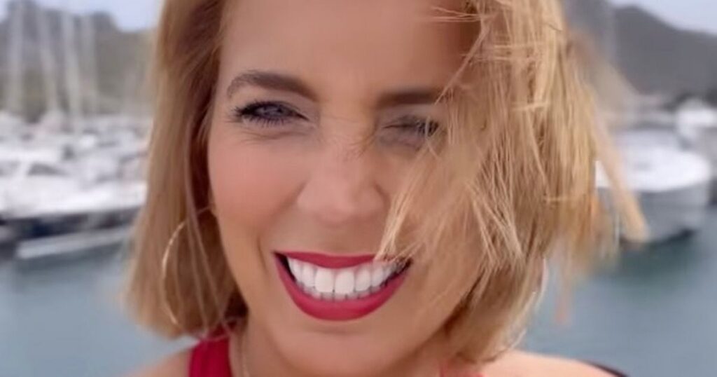 APITS' Jasmine Harman strips down to a red swimsuit on a yacht to ...