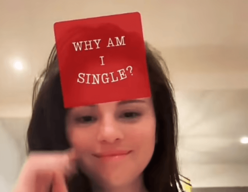 The Tiktok Filter Responds Rudely To Selena Gomezs Question About Why She Is Single Find Out 9090