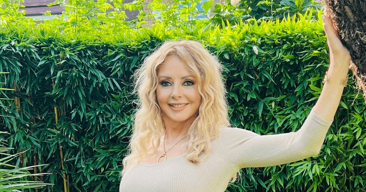 Fans Say Carol Vorderman Looks Like In Clingy Dress While Showing Off Her Ageless Figure