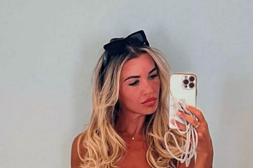 Fans Call Christine Mcguinness Off The Scale As She Goes Topless In A Bedroom Snap