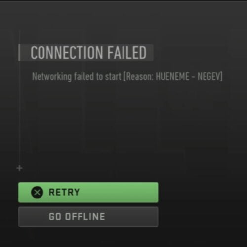 How To Fix The Hueneme Negev Error In Modern Warfare 3