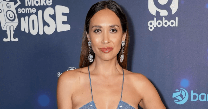 Myleene Klass reveals her killer figure in a see-through dress while wearing no bra