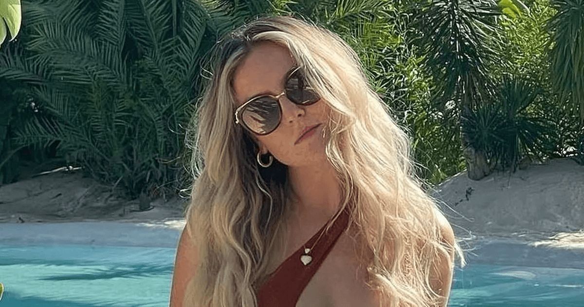 Perrie Edwards stuns in the minuscule bikini as Leigh-Anne Pinnock calls her ‘divine’