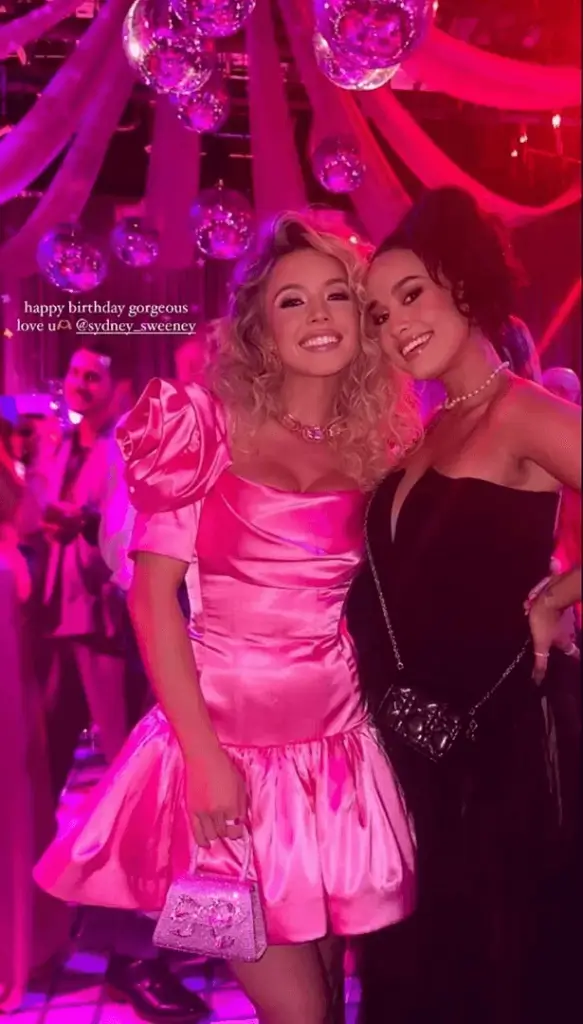 Last September, at an 80s-themed party, Sydney Sweeney surprised fans with her outfit.