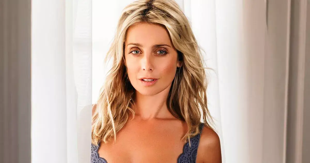 Louise Redknapp flashes G-string thong in nude lingerie as fans ‘have no words’