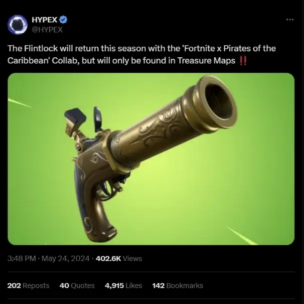 Fortnite Pirates Caribbean