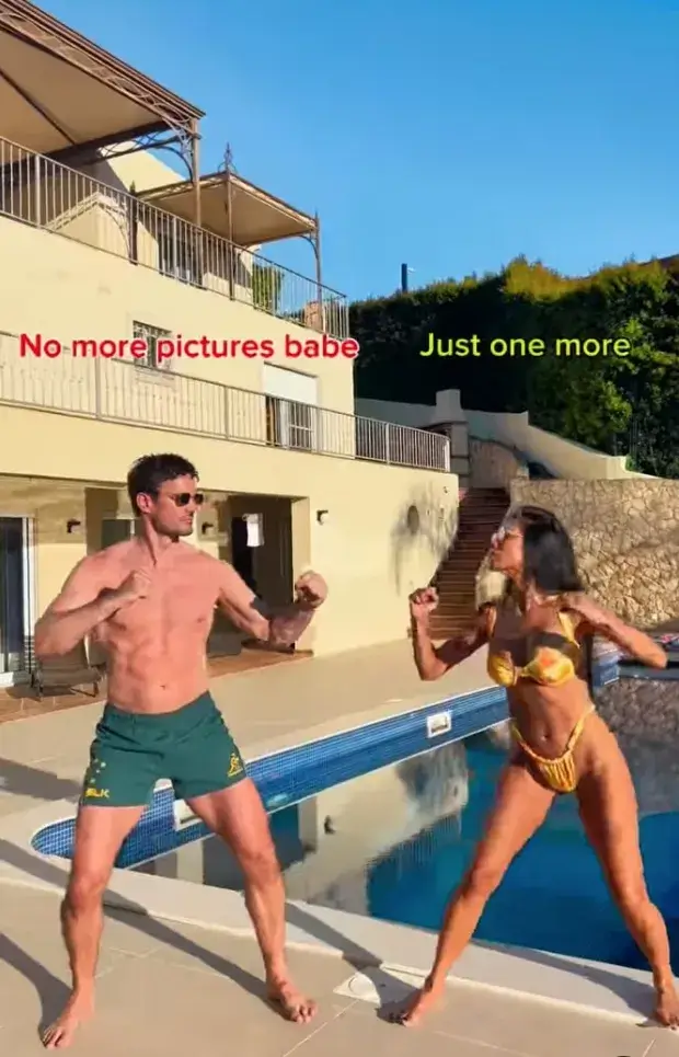 In an Instagram post a few weeks ago, Nicole Scherzinger shared some photos of her choreographed fighting routine with former England rugby player Thom Evans.