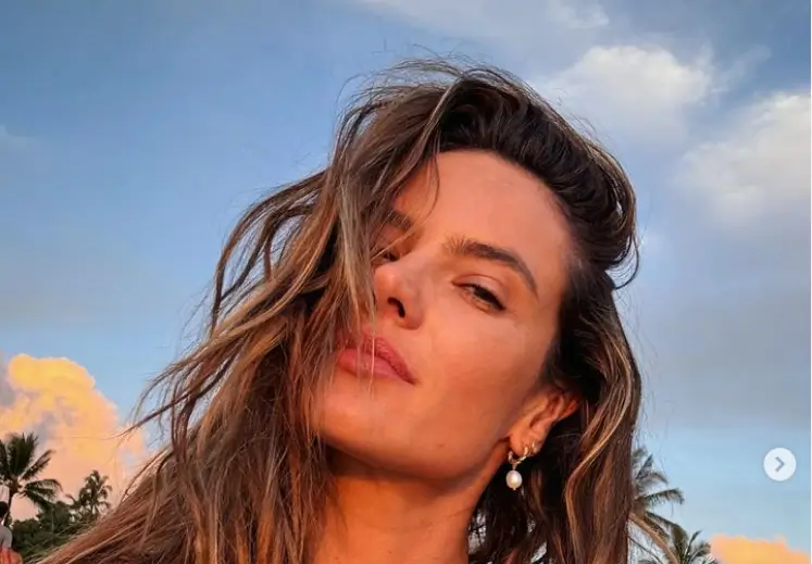 Alessandra Ambrosio showing off her cheeky side in Hawaii as she models a series of tiny swimsuits