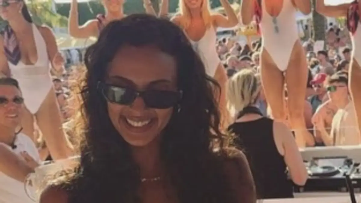 Maya Jama enjoys a boozy beach day in Ibiza as she continues her luxurious birthday celebrations