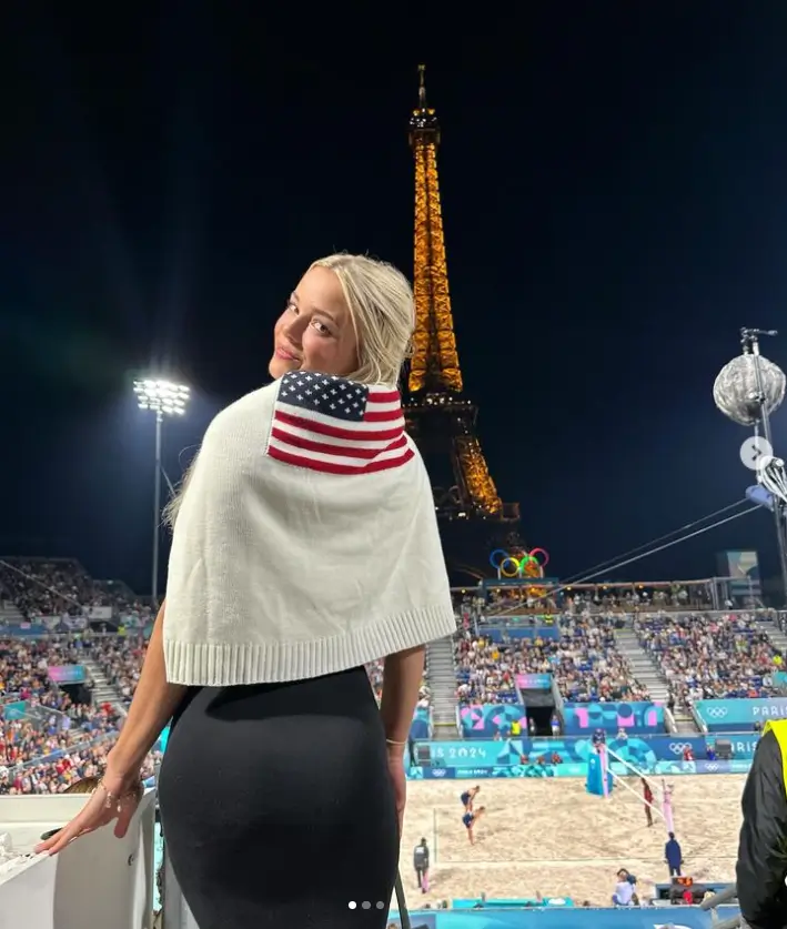 Last week, her Instagram account documented her trip to the French capital as she supported Team USA.