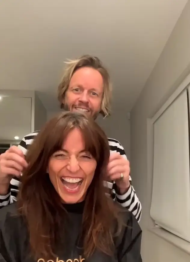 The beautiful presenter, 57, showed off her new hairdo on Instagram Live and looked absolutely delighted with the results. She joined her handsome partner for the livestream and fans couldn't help but comment about her stunning appearance.