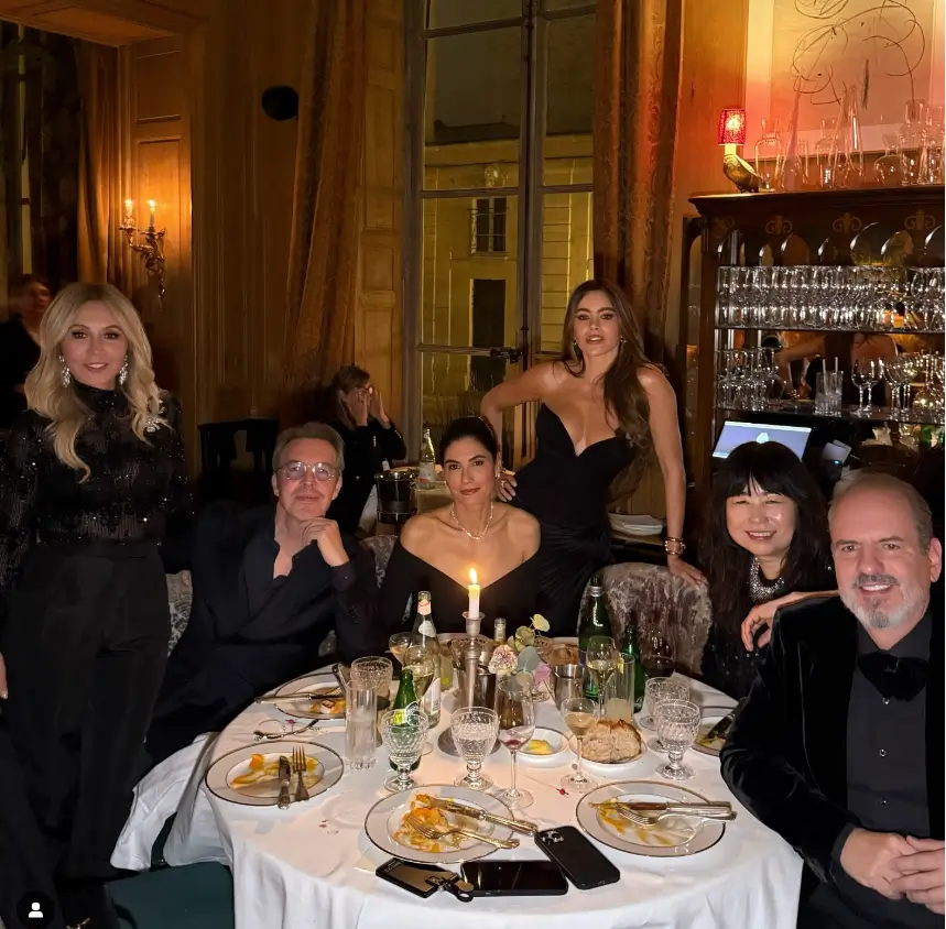 Sofia captured the memories of her amazing New Years Eve dinner celebration by sharing two group shots. It was a night to remember, and she wanted to make sure she could always look back on it with joy.